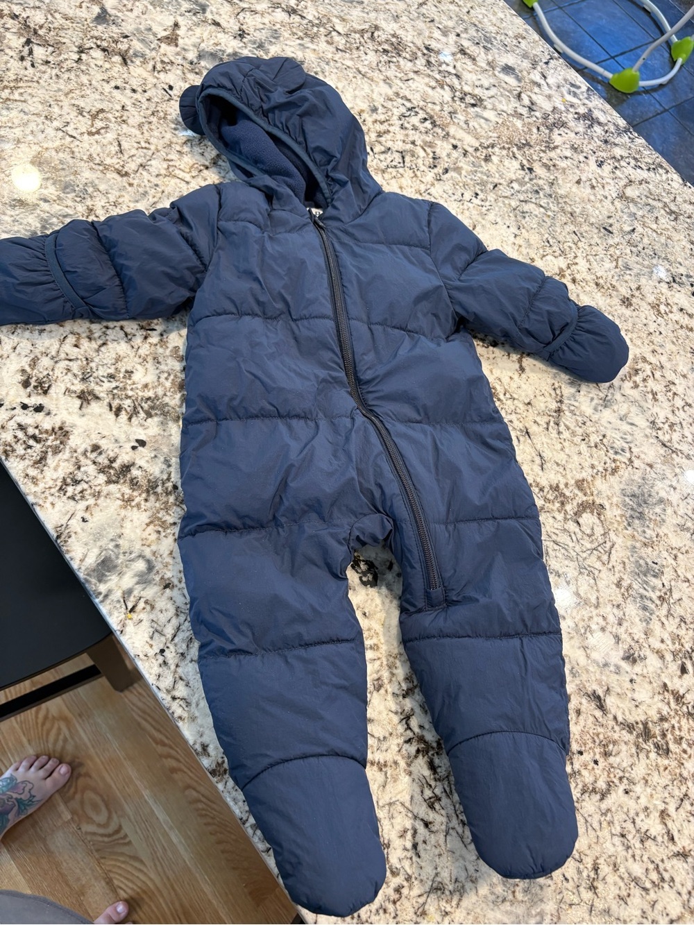 Old Navy Infant Hooded Puffer One-Piece